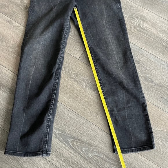 Acne Studios Row Black Crease Cropped Jeans - Picture 9 of 10